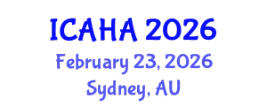 International Conference on Alternative Healthcare and Acupuncture (ICAHA) February 23, 2026 - Sydney, Australia