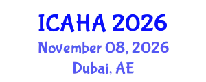 International Conference on Alternative Healthcare and Acupuncture (ICAHA) November 08, 2026 - Dubai, United Arab Emirates