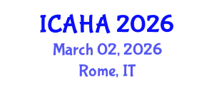 International Conference on Alternative Healthcare and Acupuncture (ICAHA) March 02, 2026 - Rome, Italy
