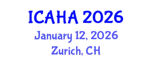 International Conference on Alternative Healthcare and Acupuncture (ICAHA) January 12, 2026 - Zurich, Switzerland