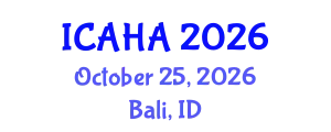International Conference on Alternative Healthcare and Acupuncture (ICAHA) October 25, 2026 - Bali, Indonesia
