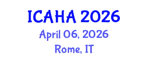 International Conference on Alternative Healthcare and Acupuncture (ICAHA) April 06, 2026 - Rome, Italy