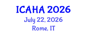 International Conference on Alternative Healthcare and Acupuncture (ICAHA) July 22, 2026 - Rome, Italy