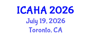 International Conference on Alternative Healthcare and Acupuncture (ICAHA) July 19, 2026 - Toronto, Canada