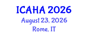 International Conference on Alternative Healthcare and Acupuncture (ICAHA) August 23, 2026 - Rome, Italy