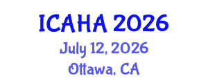 International Conference on Alternative Healthcare and Acupuncture (ICAHA) July 12, 2026 - Ottawa, Canada