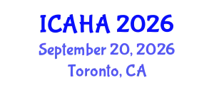 International Conference on Alternative Healthcare and Acupuncture (ICAHA) September 20, 2026 - Toronto, Canada