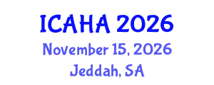 International Conference on Alternative Healthcare and Acupuncture (ICAHA) November 15, 2026 - Jeddah, Saudi Arabia