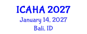 International Conference on Alternative Healthcare and Acupuncture (ICAHA) January 14, 2027 - Bali, Indonesia