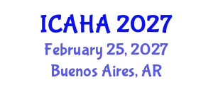 International Conference on Alternative Healthcare and Acupuncture (ICAHA) February 25, 2027 - Buenos Aires, Argentina