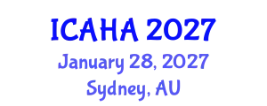 International Conference on Alternative Healthcare and Acupuncture (ICAHA) January 28, 2027 - Sydney, Australia