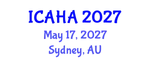 International Conference on Alternative Healthcare and Acupuncture (ICAHA) May 17, 2027 - Sydney, Australia