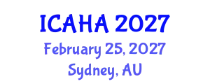 International Conference on Alternative Healthcare and Acupuncture (ICAHA) February 25, 2027 - Sydney, Australia