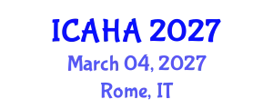 International Conference on Alternative Healthcare and Acupuncture (ICAHA) March 04, 2027 - Rome, Italy