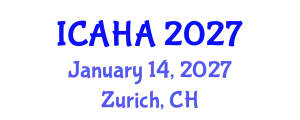 International Conference on Alternative Healthcare and Acupuncture (ICAHA) January 14, 2027 - Zurich, Switzerland