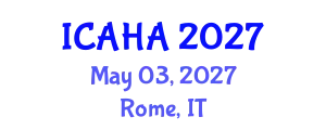 International Conference on Alternative Healthcare and Acupuncture (ICAHA) May 03, 2027 - Rome, Italy