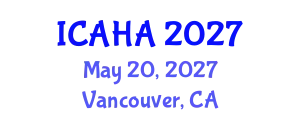 International Conference on Alternative Healthcare and Acupuncture (ICAHA) May 20, 2027 - Vancouver, Canada