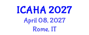 International Conference on Alternative Healthcare and Acupuncture (ICAHA) April 08, 2027 - Rome, Italy