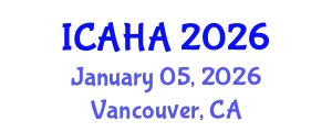 International Conference on Alternative Healthcare and Acupuncture (ICAHA) January 05, 2026 - Vancouver, Canada