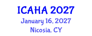 International Conference on Alternative Healthcare and Acupuncture (ICAHA) January 16, 2027 - Nicosia, Cyprus