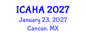 International Conference on Alternative Healthcare and Acupuncture (ICAHA) January 23, 2027 - Cancún, Mexico