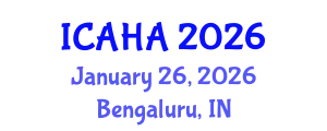 International Conference on Alternative Healthcare and Acupuncture (ICAHA) January 26, 2026 - Bengaluru, India