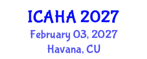 International Conference on Alternative Healthcare and Acupuncture (ICAHA) February 03, 2027 - Havana, Cuba