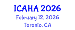 International Conference on Alternative Healthcare and Acupuncture (ICAHA) February 12, 2026 - Toronto, Canada