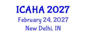 International Conference on Alternative Healthcare and Acupuncture (ICAHA) February 24, 2027 - New Delhi, India