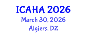 International Conference on Alternative Healthcare and Acupuncture (ICAHA) March 30, 2026 - Algiers, Algeria