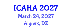 International Conference on Alternative Healthcare and Acupuncture (ICAHA) March 24, 2027 - Algiers, Algeria