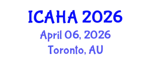 International Conference on Alternative Healthcare and Acupuncture (ICAHA) April 06, 2026 - Toronto, Australia