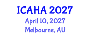 International Conference on Alternative Healthcare and Acupuncture (ICAHA) April 10, 2027 - Melbourne, Australia