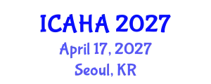 International Conference on Alternative Healthcare and Acupuncture (ICAHA) April 17, 2027 - Seoul, Republic of Korea