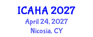 International Conference on Alternative Healthcare and Acupuncture (ICAHA) April 24, 2027 - Nicosia, Cyprus