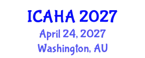 International Conference on Alternative Healthcare and Acupuncture (ICAHA) April 24, 2027 - Washington, Australia