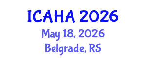 International Conference on Alternative Healthcare and Acupuncture (ICAHA) May 18, 2026 - Belgrade, Serbia