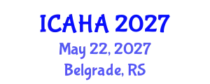 International Conference on Alternative Healthcare and Acupuncture (ICAHA) May 22, 2027 - Belgrade, Serbia