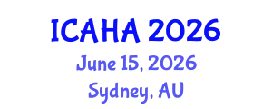 International Conference on Alternative Healthcare and Acupuncture (ICAHA) June 15, 2026 - Sydney, Australia