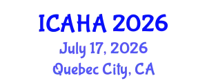 International Conference on Alternative Healthcare and Acupuncture (ICAHA) July 17, 2026 - Quebec City, Canada