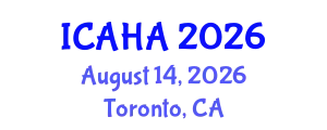 International Conference on Alternative Healthcare and Acupuncture (ICAHA) August 14, 2026 - Toronto, Canada