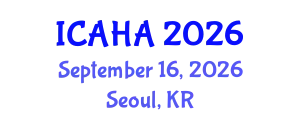 International Conference on Alternative Healthcare and Acupuncture (ICAHA) September 16, 2026 - Seoul, Republic of Korea