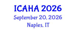 International Conference on Alternative Healthcare and Acupuncture (ICAHA) September 20, 2026 - Naples, Italy
