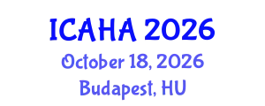 International Conference on Alternative Healthcare and Acupuncture (ICAHA) October 18, 2026 - Budapest, Hungary