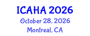 International Conference on Alternative Healthcare and Acupuncture (ICAHA) October 28, 2026 - Montreal, Canada