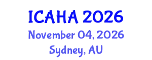 International Conference on Alternative Healthcare and Acupuncture (ICAHA) November 04, 2026 - Sydney, Australia