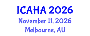 International Conference on Alternative Healthcare and Acupuncture (ICAHA) November 11, 2026 - Melbourne, Australia
