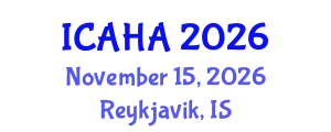 International Conference on Alternative Healthcare and Acupuncture (ICAHA) November 15, 2026 - Reykjavik, Iceland