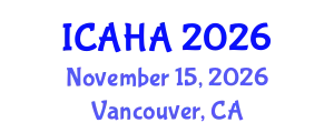 International Conference on Alternative Healthcare and Acupuncture (ICAHA) November 15, 2026 - Vancouver, Canada