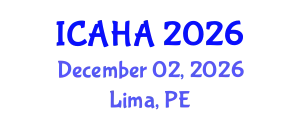 International Conference on Alternative Healthcare and Acupuncture (ICAHA) December 02, 2026 - Lima, Peru
